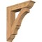 Ekena Millwork Balboa Traditional Smooth Bracket w/ Offset Brace, Western Red Cedar, 7 1/2"W x 32"D x 36"H BKT0806X32X36BOA01SWR - alternate 1